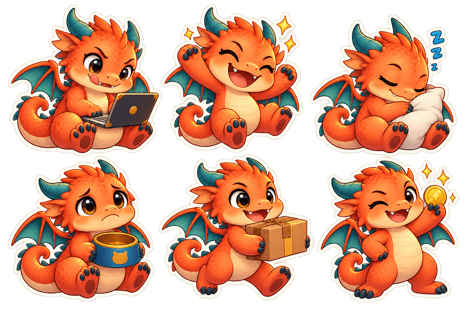Bộ sticker Shoyru Đi Làm